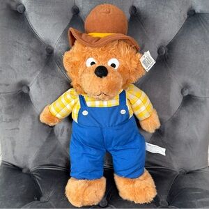 VINTAGE 1995 Berenstain Bears FATHER BEAR 18" Plush Stuffed Animal Toy Dad